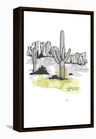 Nation Park Saguaro-Natasha Marie-Framed Premier Image Canvas