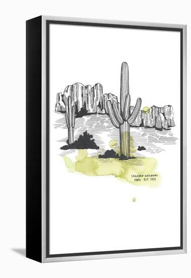 Nation Park Saguaro-Natasha Marie-Framed Premier Image Canvas