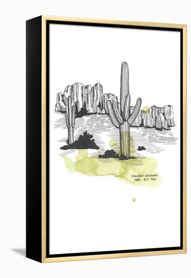 Nation Park Saguaro-Natasha Marie-Framed Premier Image Canvas