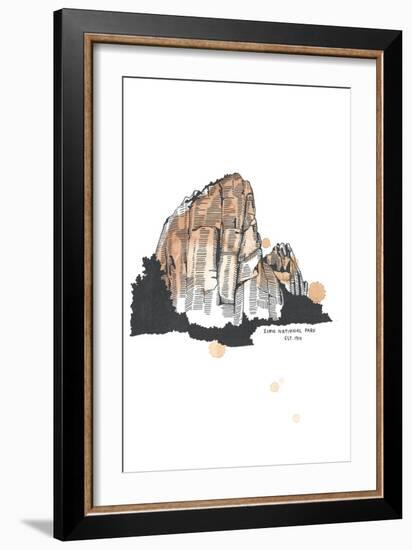 Nation Park Zion-Natasha Marie-Framed Giclee Print