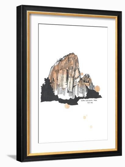 Nation Park Zion-Natasha Marie-Framed Giclee Print