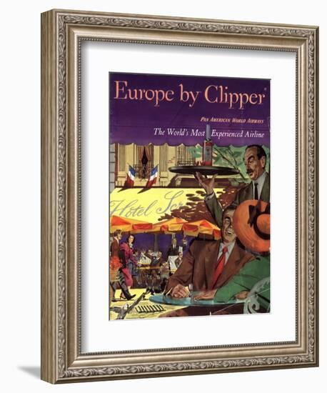 National Air and Space Museum: Europe by Clipper-null-Framed Art Print