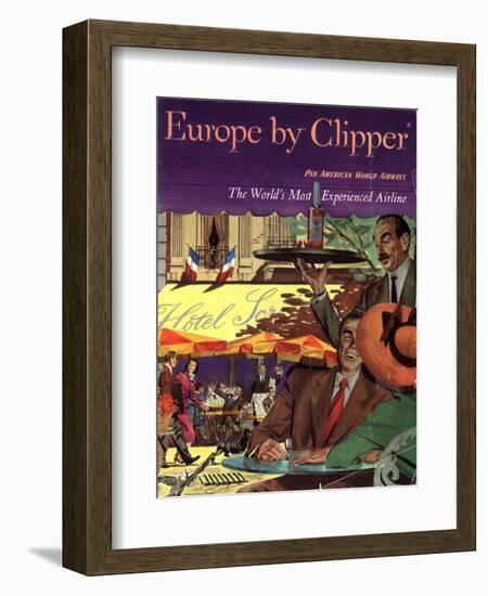 National Air and Space Museum: Europe by Clipper-null-Framed Art Print