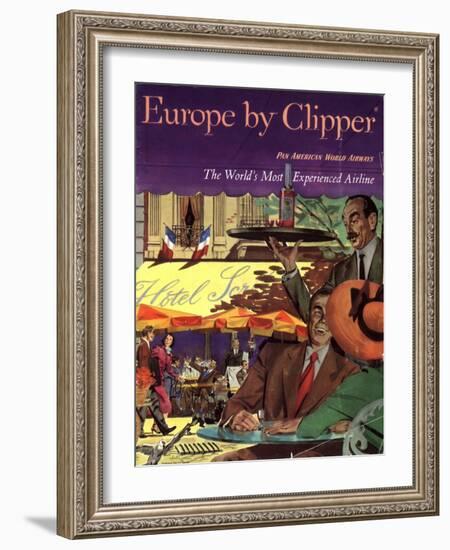 National Air and Space Museum: Europe by Clipper-null-Framed Art Print