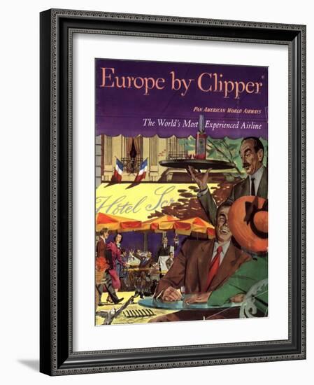 National Air and Space Museum: Europe by Clipper-null-Framed Art Print