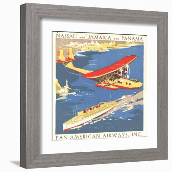 National Air and Space Museum: Pan American Airways-null-Framed Art Print