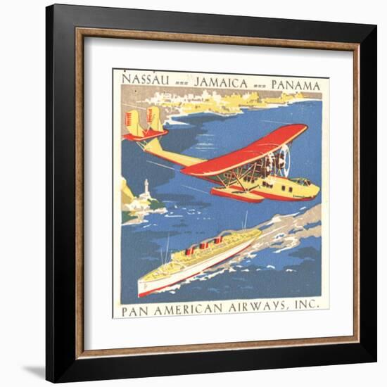 National Air and Space Museum: Pan American Airways-null-Framed Art Print