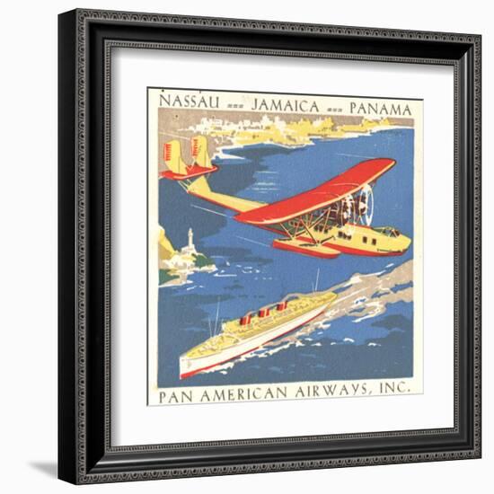 National Air and Space Museum: Pan American Airways-null-Framed Art Print