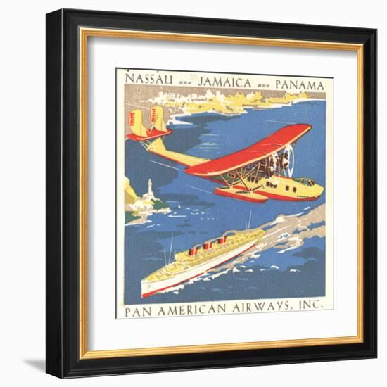 National Air and Space Museum: Pan American Airways-null-Framed Art Print