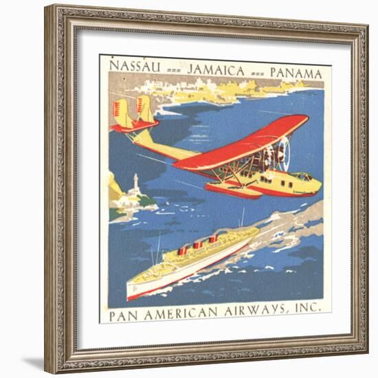 National Air and Space Museum: Pan American Airways-null-Framed Premium Giclee Print