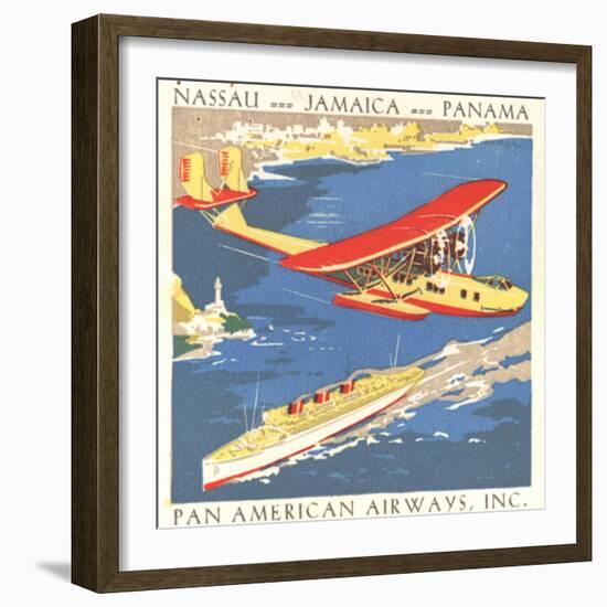 National Air and Space Museum: Pan American Airways-null-Framed Premium Giclee Print