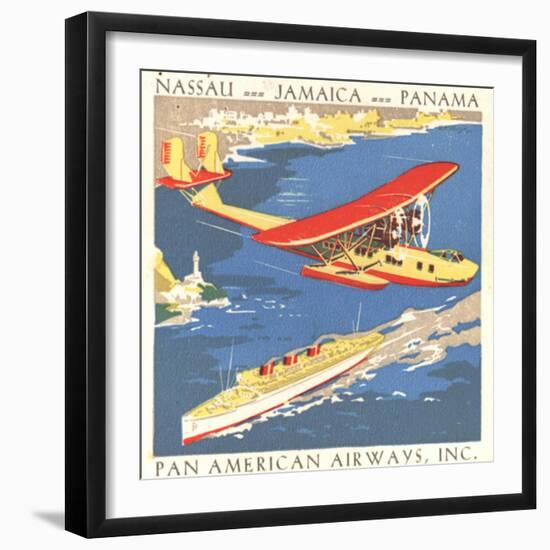 National Air and Space Museum: Pan American Airways-null-Framed Premium Giclee Print