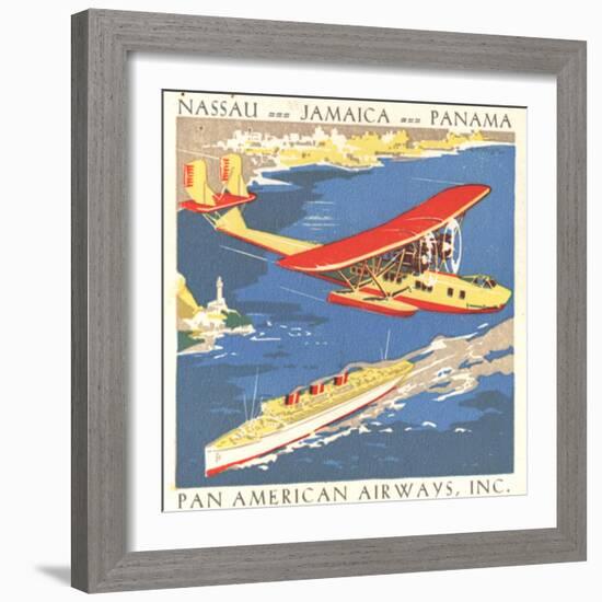 National Air and Space Museum: Pan American Airways-null-Framed Art Print
