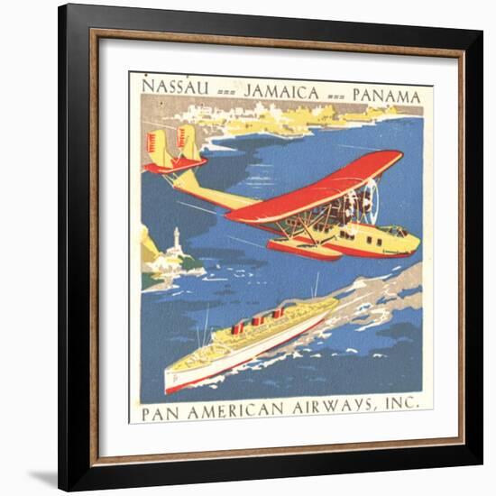 National Air and Space Museum: Pan American Airways-null-Framed Art Print