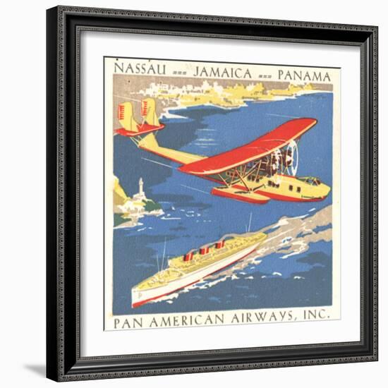 National Air and Space Museum: Pan American Airways-null-Framed Art Print