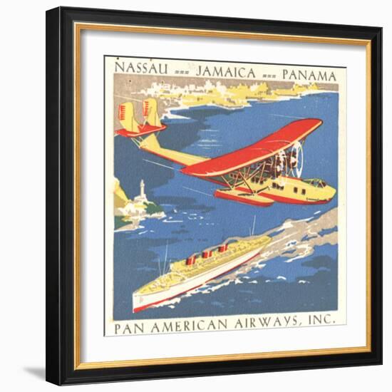 National Air and Space Museum: Pan American Airways-null-Framed Art Print