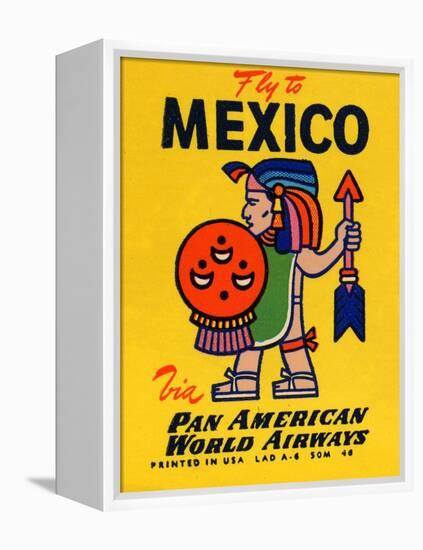 National Air and Space Museum: Pan American - Fly to Mexico-null-Framed Stretched Canvas