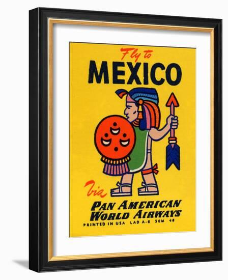 National Air and Space Museum: Pan American - Fly to Mexico-null-Framed Art Print