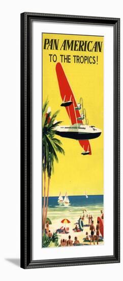 National Air and Space Museum: Pan American - To The Tropics!-null-Framed Art Print