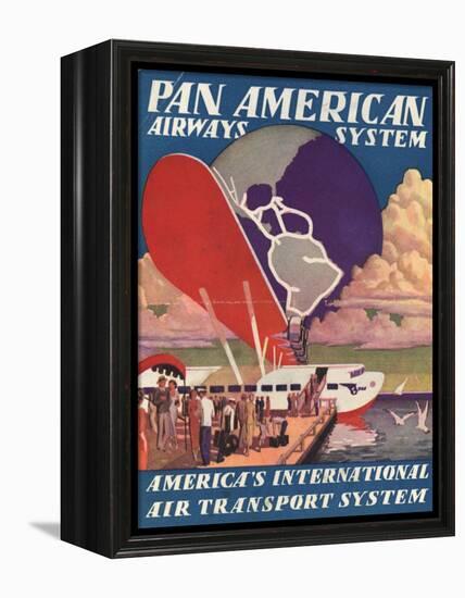 National Air and Space Museum: Pan American-null-Framed Stretched Canvas