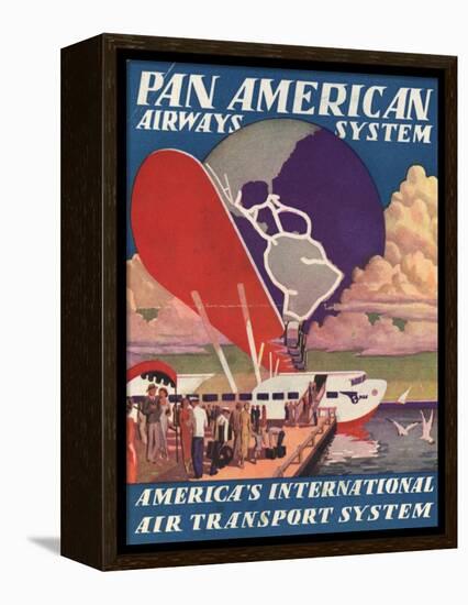 National Air and Space Museum: Pan American-null-Framed Stretched Canvas