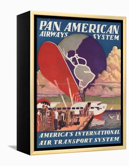 National Air and Space Museum: Pan American-null-Framed Stretched Canvas