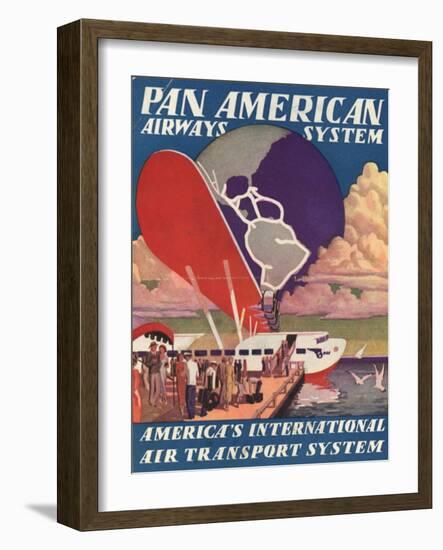 National Air and Space Museum: Pan American-null-Framed Art Print