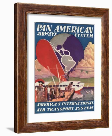 National Air and Space Museum: Pan American-null-Framed Art Print