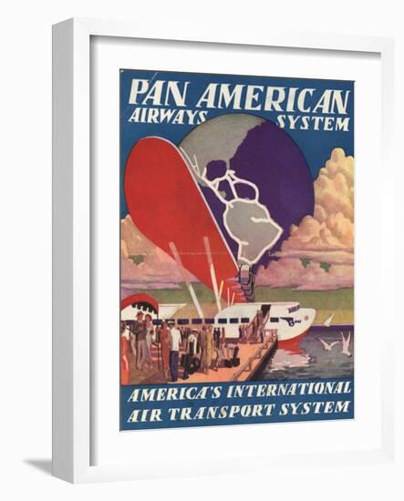 National Air and Space Museum: Pan American-null-Framed Art Print