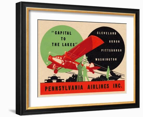 National Air and Space Museum: Pennsylvania Airlines-null-Framed Art Print