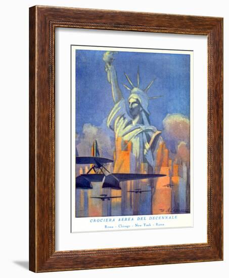 National Air and Space Museum: Rome, Chicago, New York, Rome-null-Framed Art Print