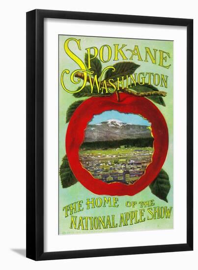 National Apple Show, Spokane - Spokane, WA-Lantern Press-Framed Art Print