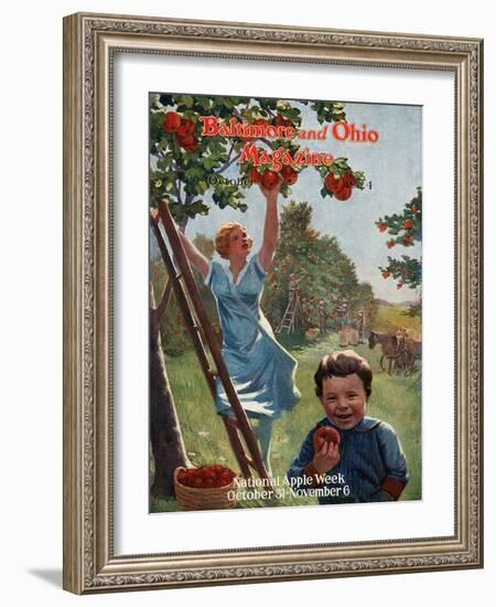 National Apple Week 1924-Charles H. Dickson-Framed Giclee Print