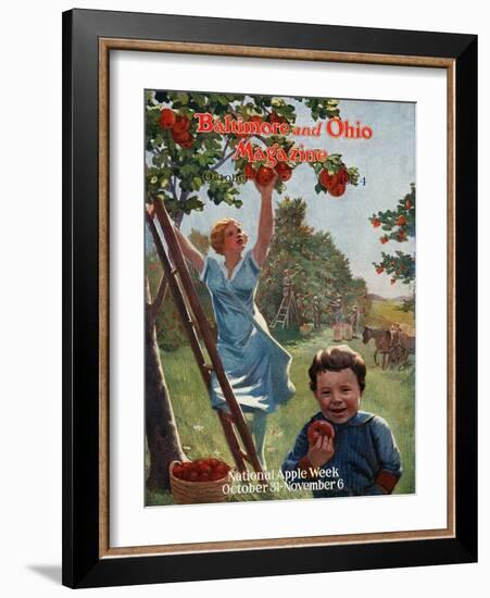 National Apple Week 1924-Charles H. Dickson-Framed Giclee Print