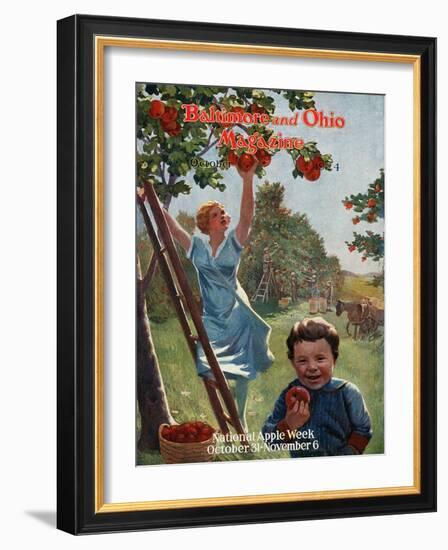 National Apple Week 1924-Charles H. Dickson-Framed Giclee Print