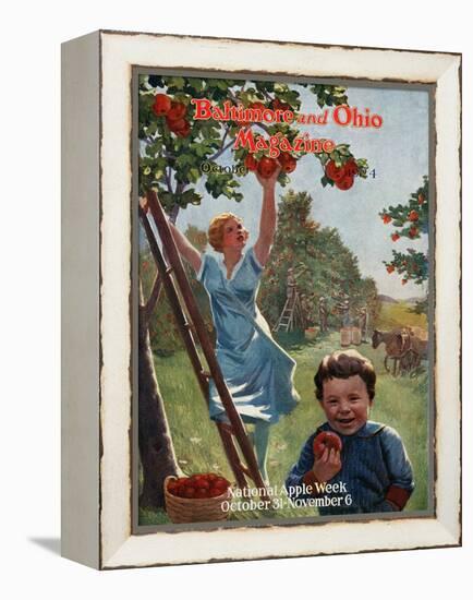 National Apple Week 1924-Charles H. Dickson-Framed Premier Image Canvas