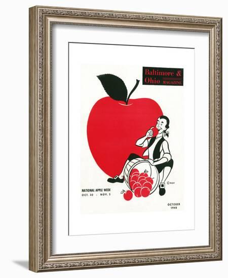 National Apple Week 1948-W.D.P.-Framed Giclee Print
