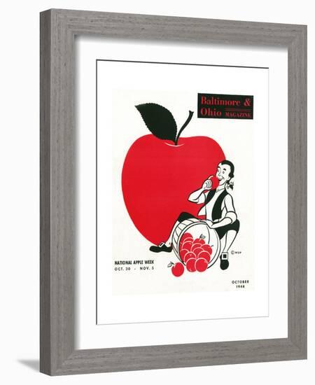 National Apple Week 1948-W.D.P.-Framed Giclee Print