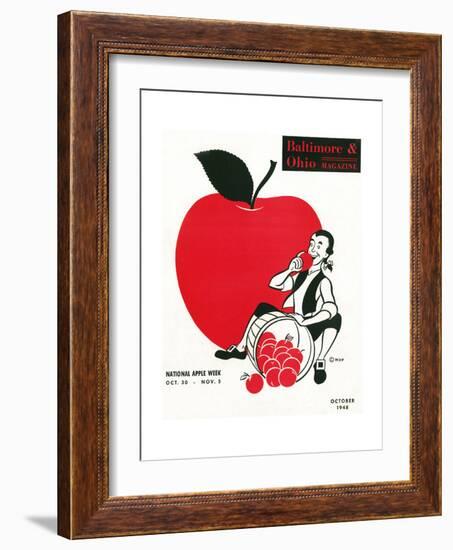 National Apple Week 1948-W.D.P.-Framed Giclee Print