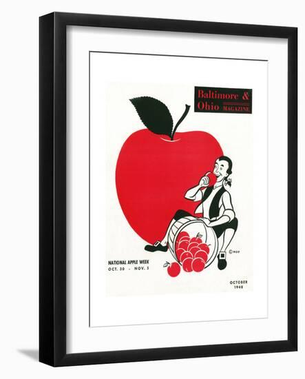 National Apple Week 1948-W.D.P.-Framed Giclee Print
