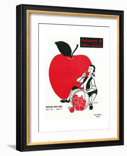 National Apple Week 1948-W.D.P.-Framed Giclee Print