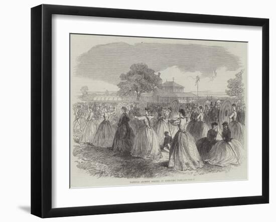 National Archery Meeting at Alexandra Park-null-Framed Giclee Print