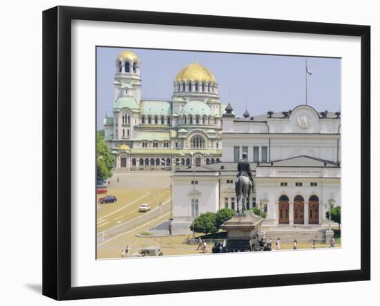 National Assembly and Alexander Palace, Sofia, Bulgaria-G Richardson-Framed Photographic Print