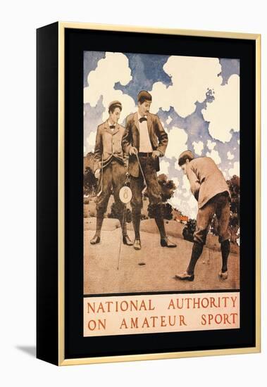 National Authority on Amateur Sport-Maxfield Parrish-Framed Stretched Canvas