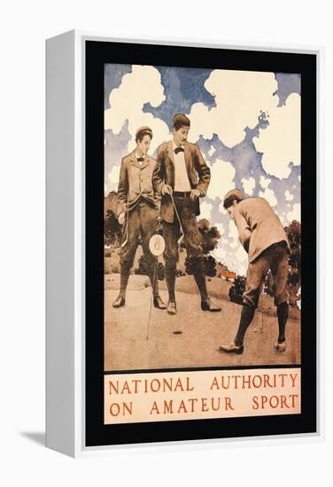 National Authority on Amateur Sport-Maxfield Parrish-Framed Stretched Canvas