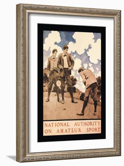 National Authority on Amateur Sport-Maxfield Parrish-Framed Art Print