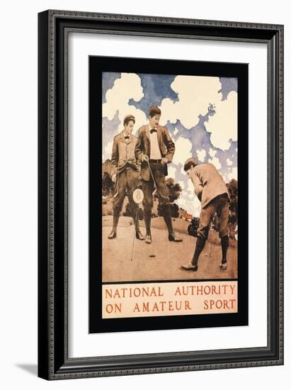 National Authority on Amateur Sport-Maxfield Parrish-Framed Art Print