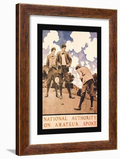 National Authority on Amateur Sport-Maxfield Parrish-Framed Art Print