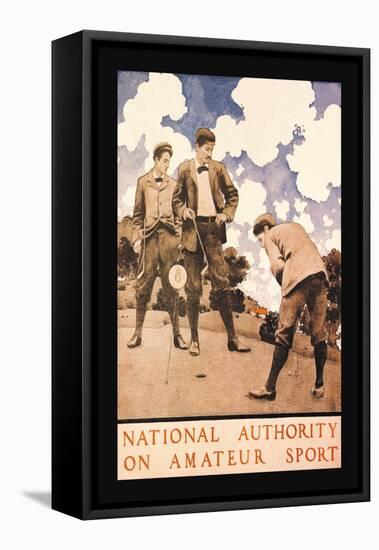 National Authority on Amateur Sport-Maxfield Parrish-Framed Stretched Canvas