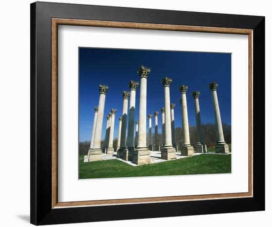 National Capitol Columns in the National Arboretum-Joseph Sohm-Framed Photographic Print